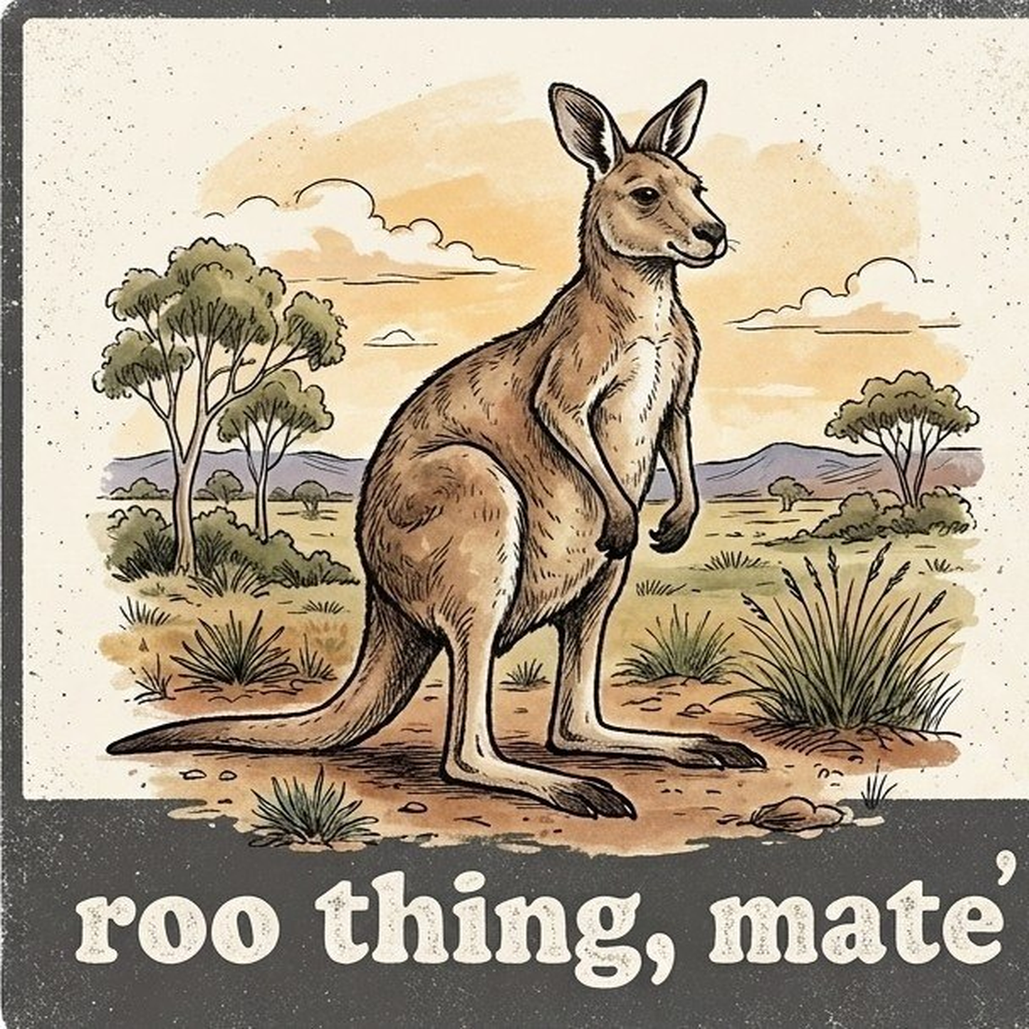 Roo thing, mate - Australian T-Shirt