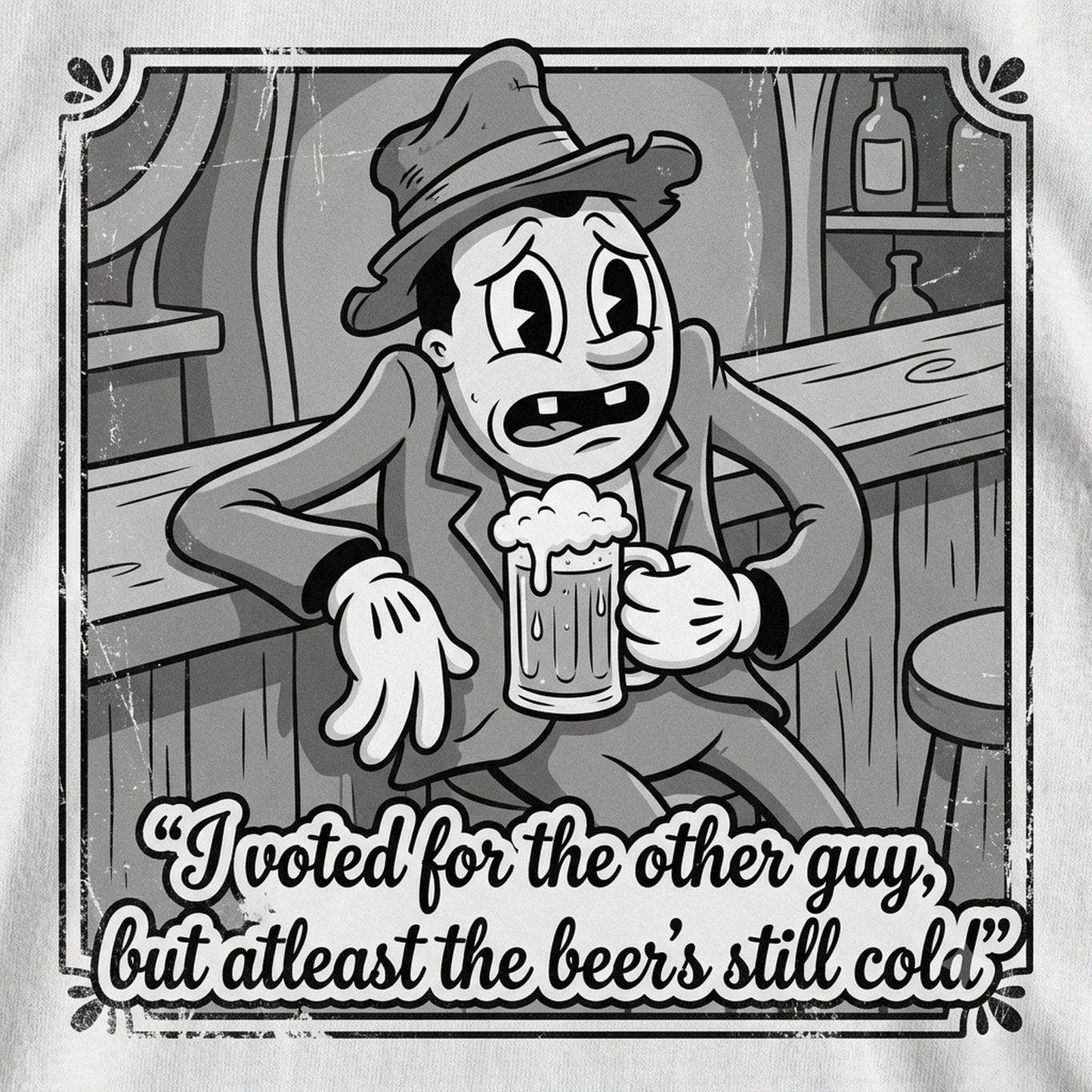 I voted for the other guy, but at least the beer's still cold