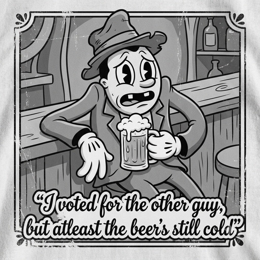 I voted for the other guy, but at least the beer's still cold
